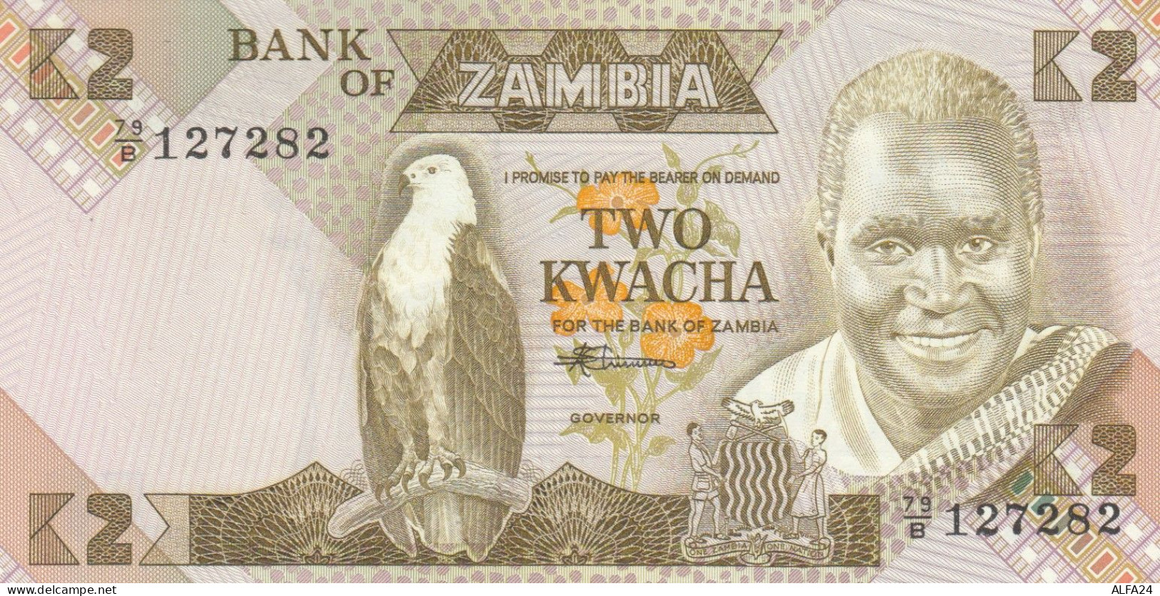 BANCONOTA ZAMBIA 2 (HB556 - Zambie