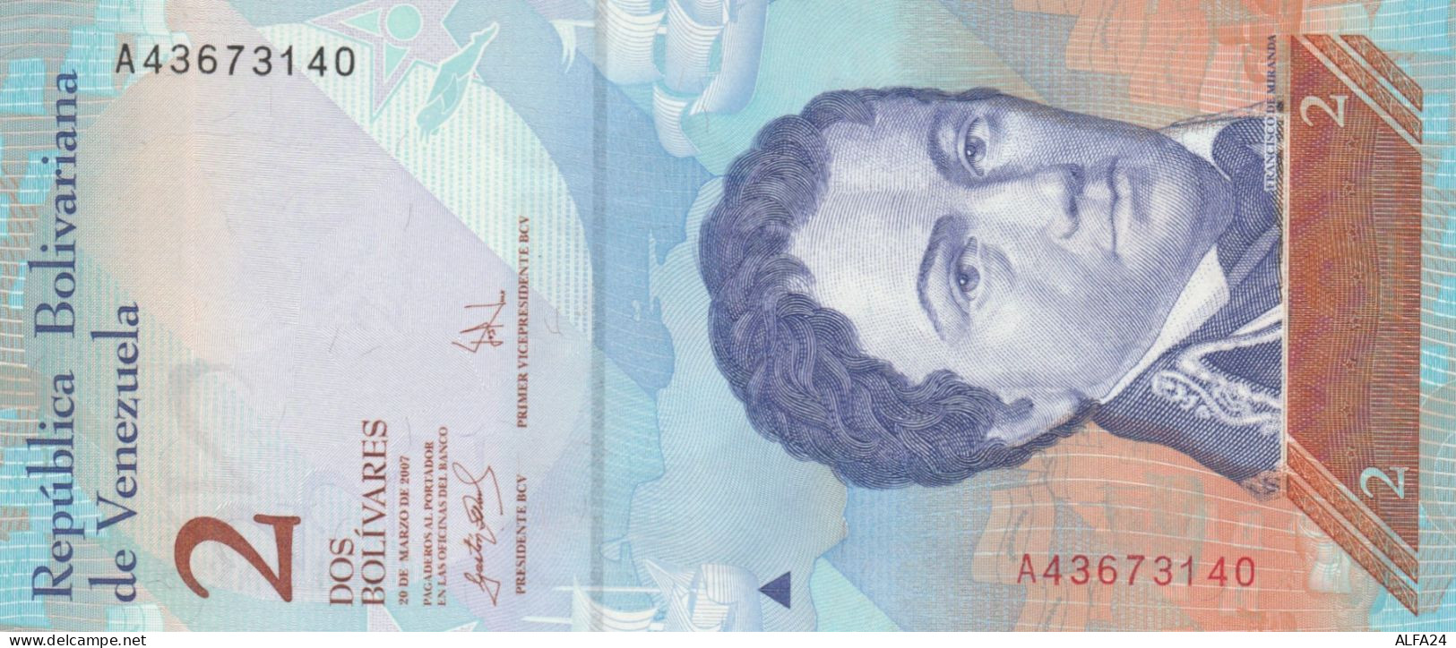 BANCONOTA VENEZUELA 2 UNC (HB759 - Venezuela