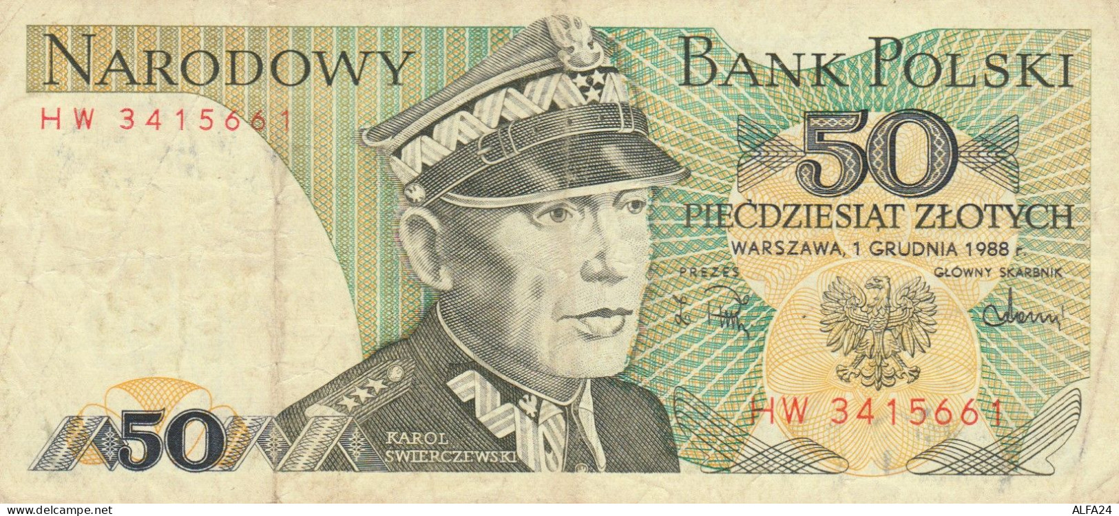 BANCONOTA POLONIA 50 VF (HB796 - Pologne