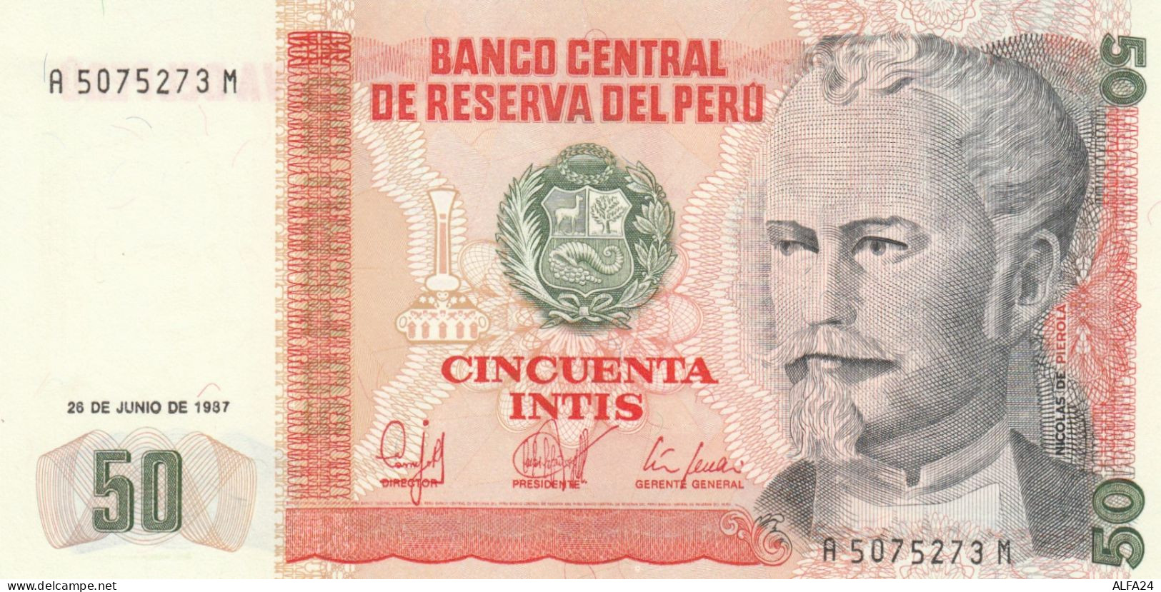 BANCONOTA PERU 50 UNC (HB713 - Perú