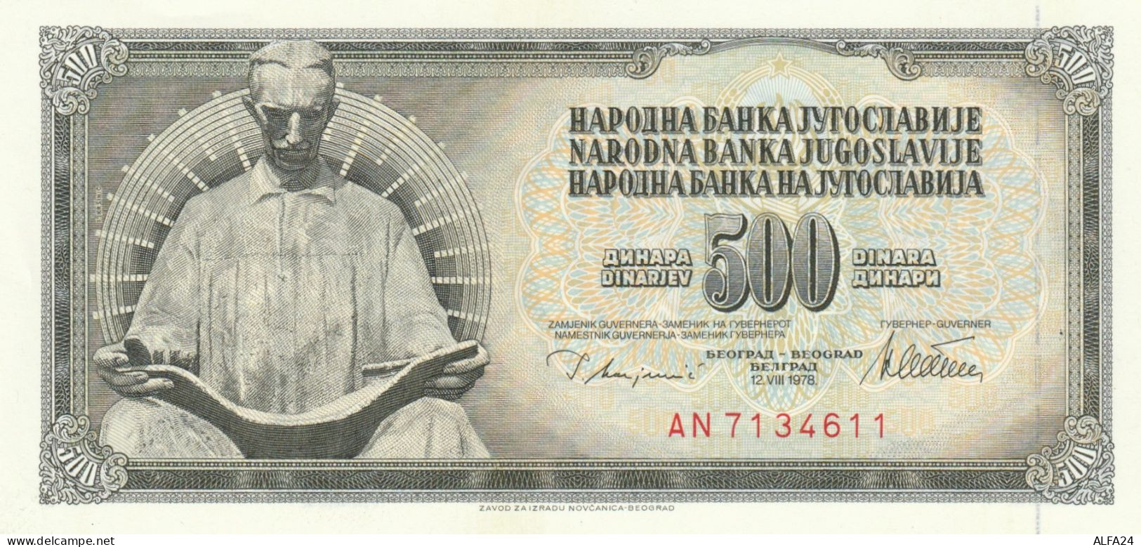 BANCONOTA JUGOSLAVIA 500 UNC (HB977 - Yougoslavie