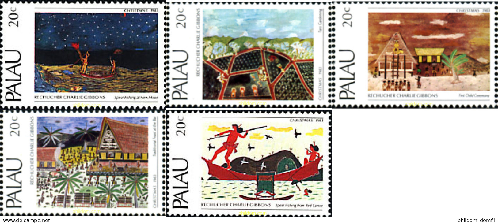 44883 MNH PALAU 1983 NAVIDAD - Palau