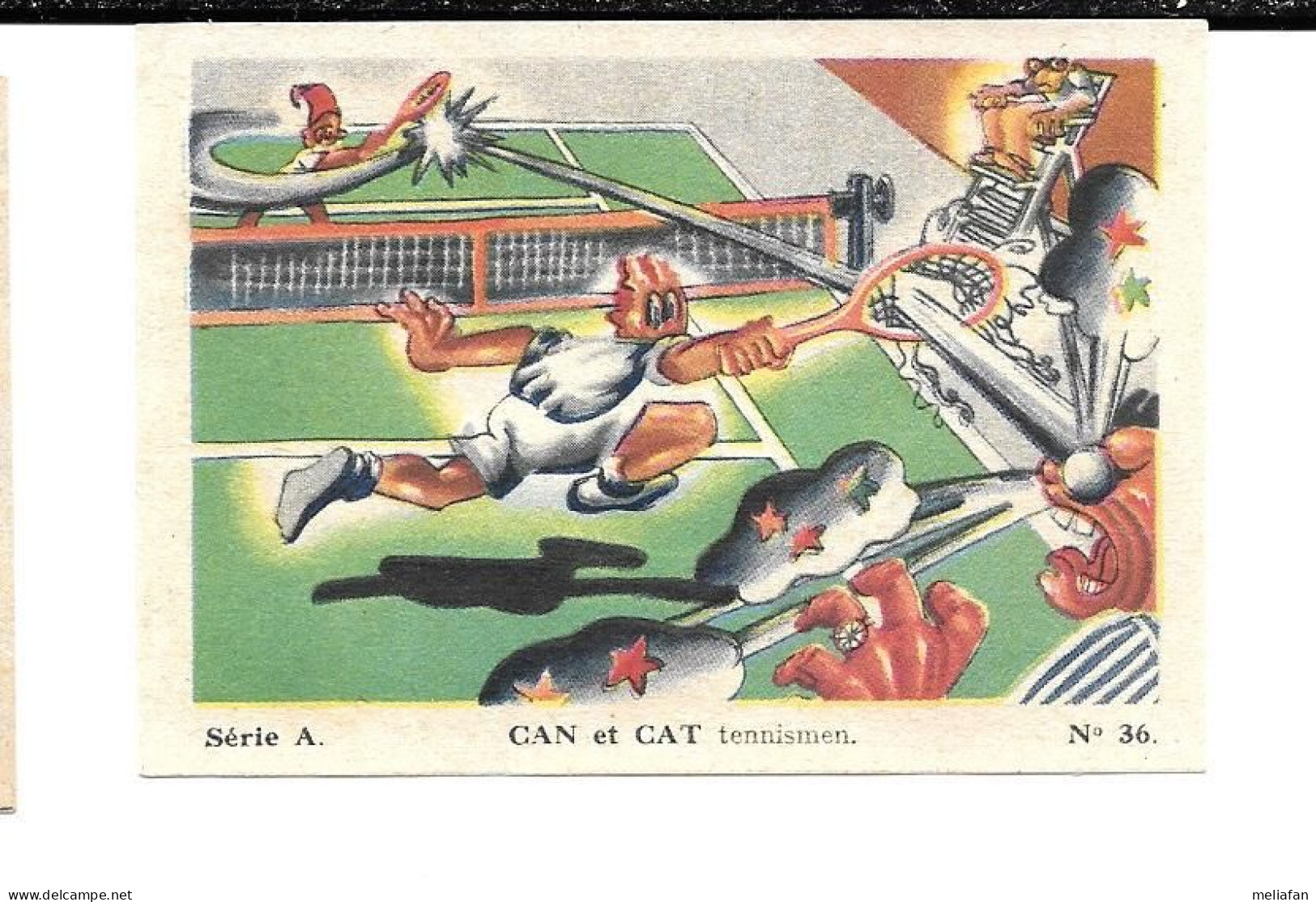 BA93 - IMAGE CHOCOLAT CANTALOUP CATALA - TENNIS - FORMAT 8.5 X 6 CM - Other & Unclassified
