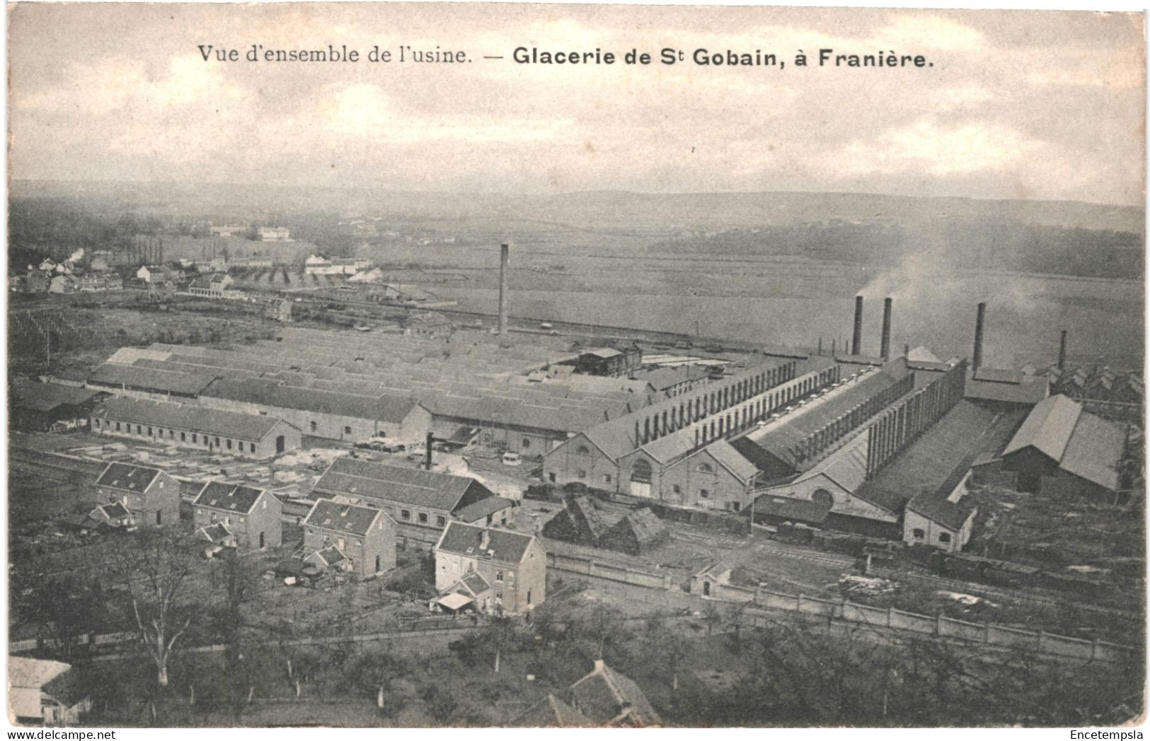 CPA  Carte Postale Belgique Franière Glacerie Saint Gobain 1912 VM74938ok - Floreffe