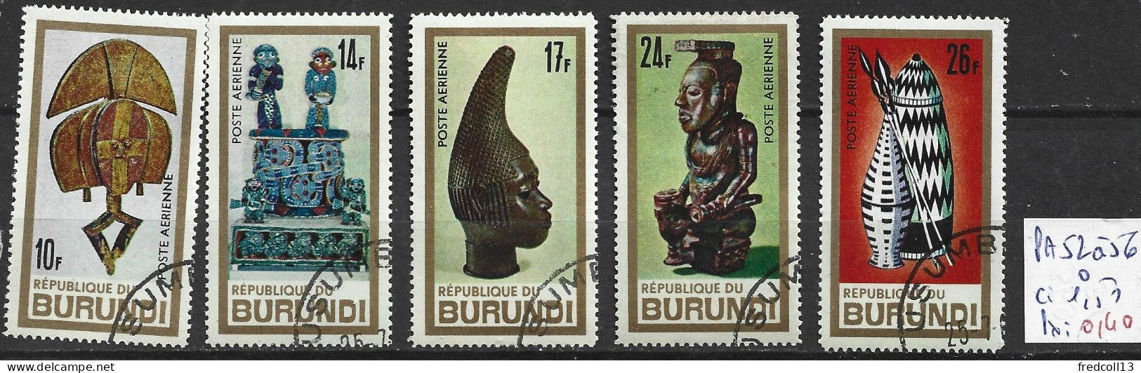 BURUNDI PA 52 à 56 Oblitérés Côte 1.50 € - Airmail