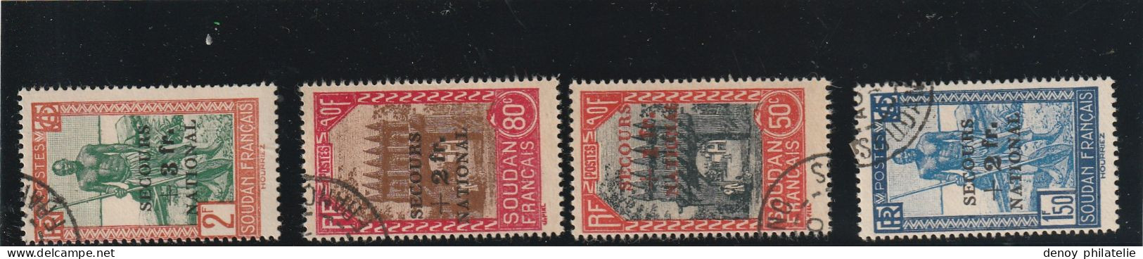 Soudan N° 125 à 128 Oblitéré Cote : 43,00€ - Used Stamps