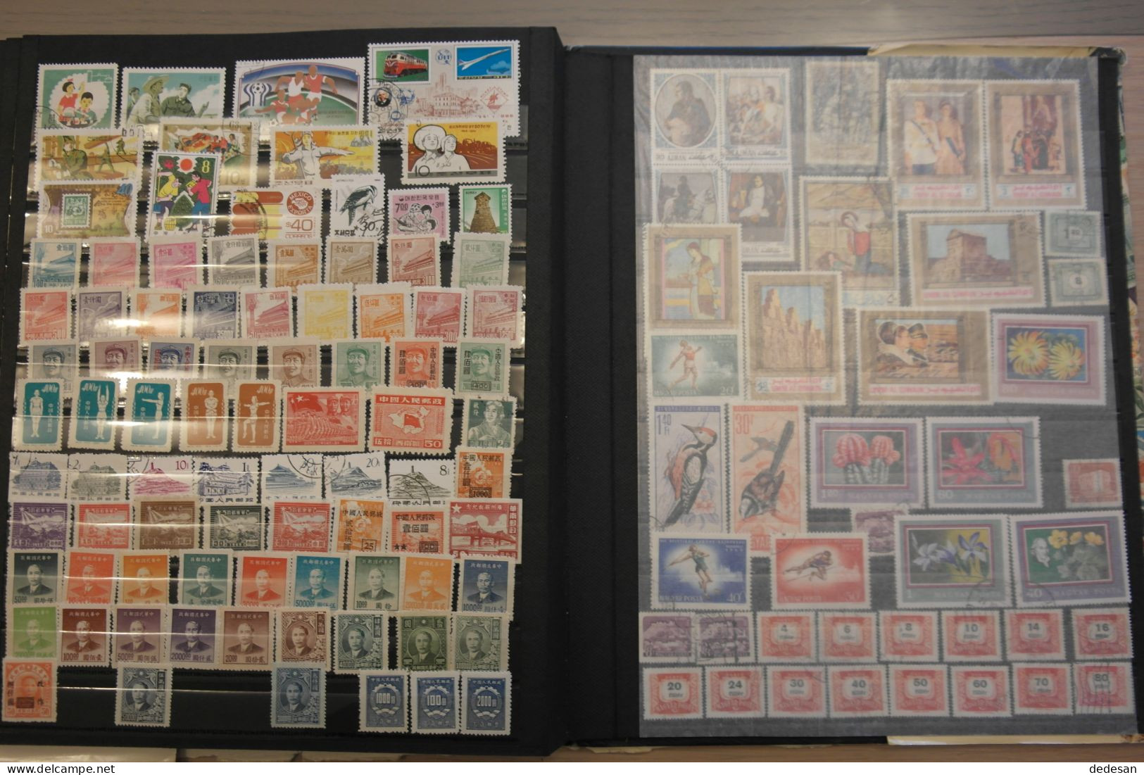 Lot de timbres étrangers tous pays sauf France - Nombreuses photos