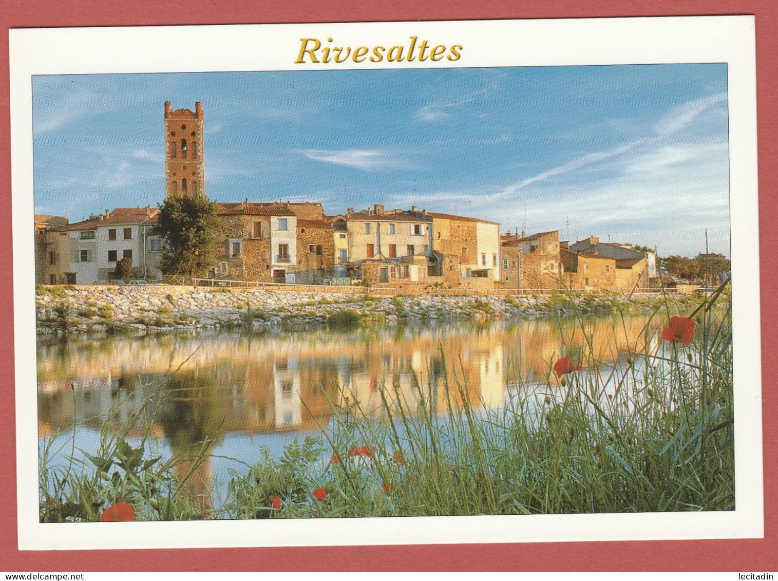 CP 66 RIVESALTES  1 Les Rives De L' Agly - Rivesaltes