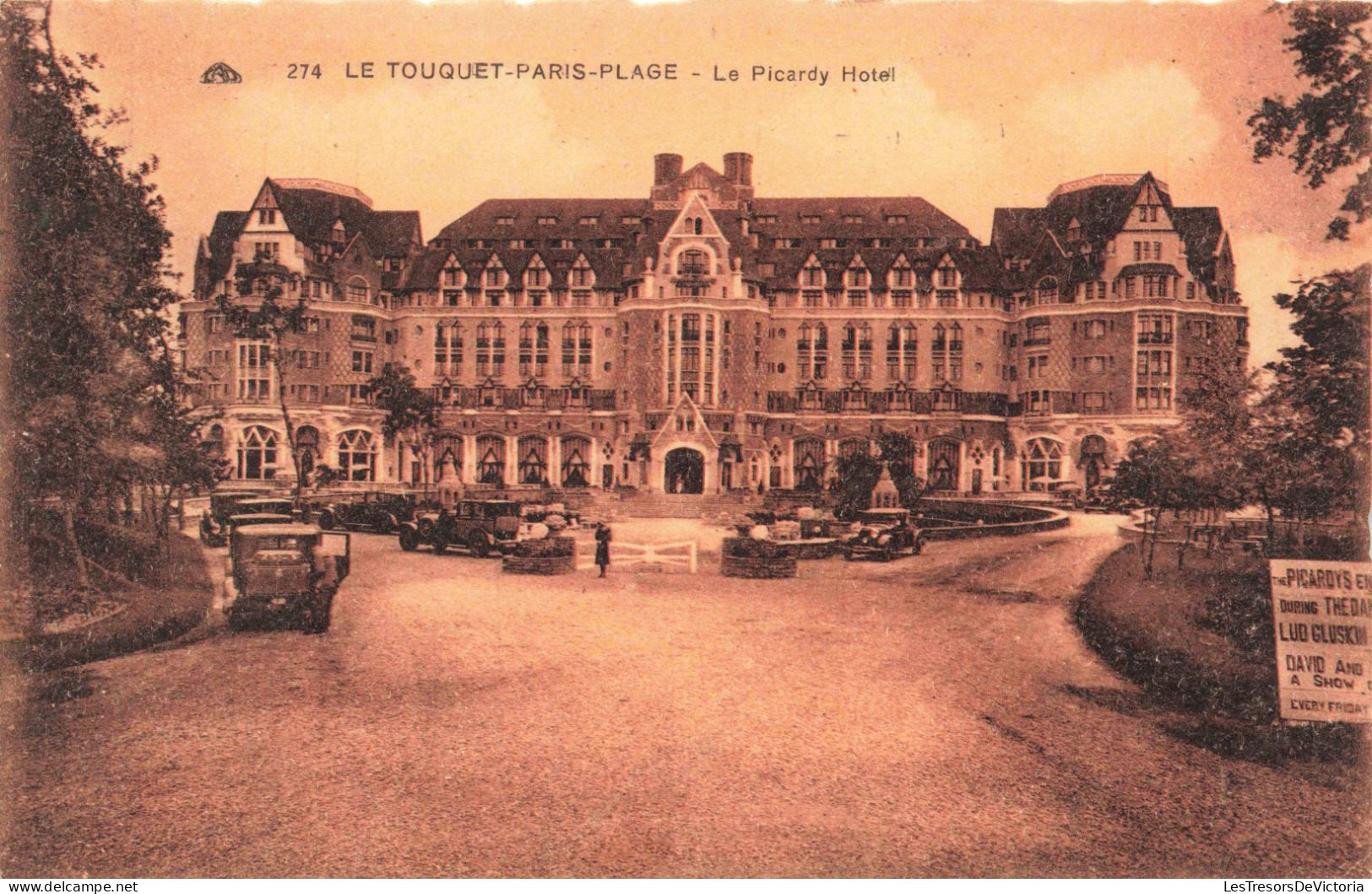 FRANCE - 62 - Le Touquet Paris Plage - Le Picardy Hôtel - Carte Postale Ancienne - Le Touquet