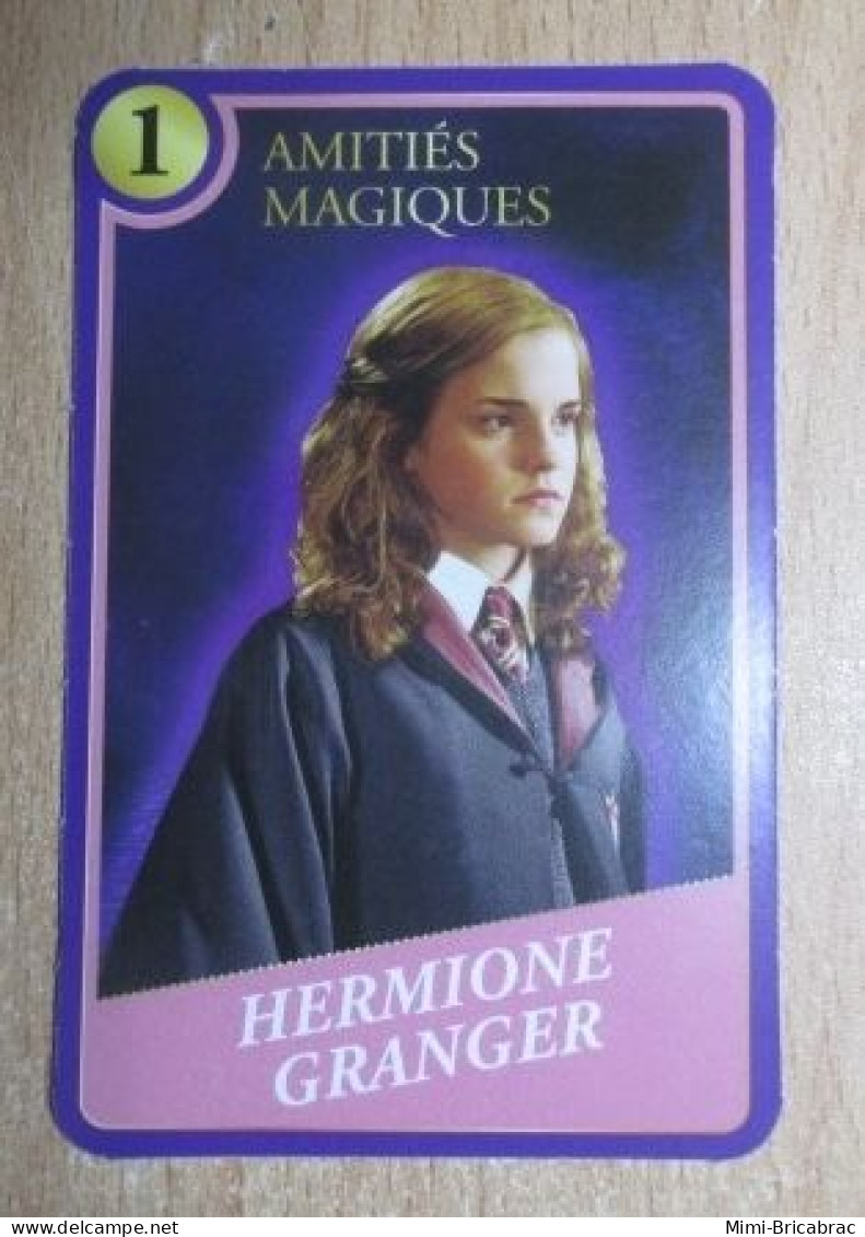 SUPER U MOMENTS MAGIQUES HARRY POTTER CARTE Neuve AMITIES MAGIQUES N°1 HERMIONE GRANGER - Autres & Non Classés