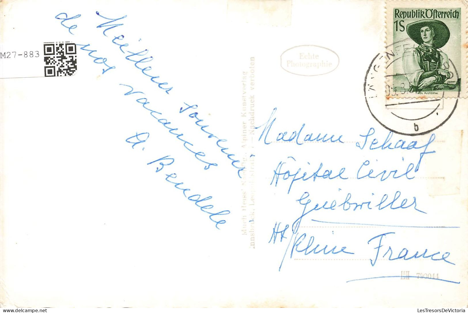 AUTRICHE - Imst - UNTERLÄNGENFELD - ötztal - Carte Postale Ancienne - Längenfeld