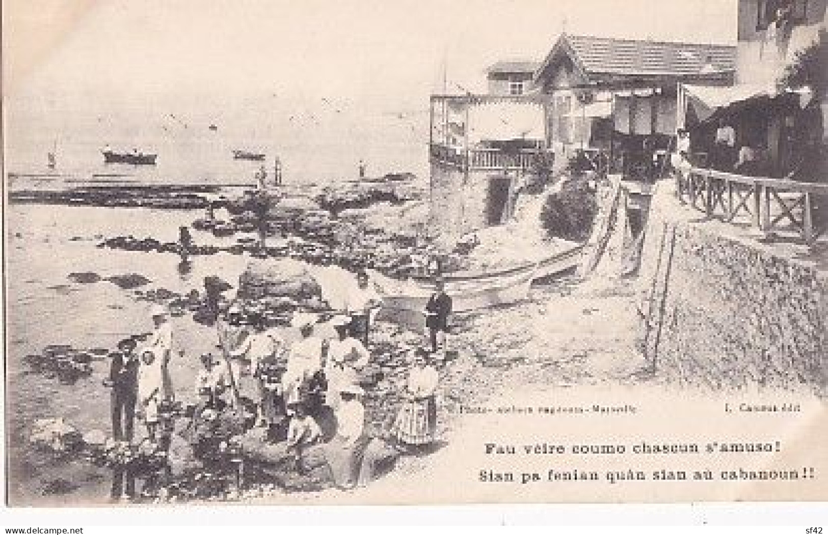 MARSEILLE                    FAU VEIRE COUMO CHASCUN S AMUSO...... - Bahnhof, Belle De Mai, Plombières