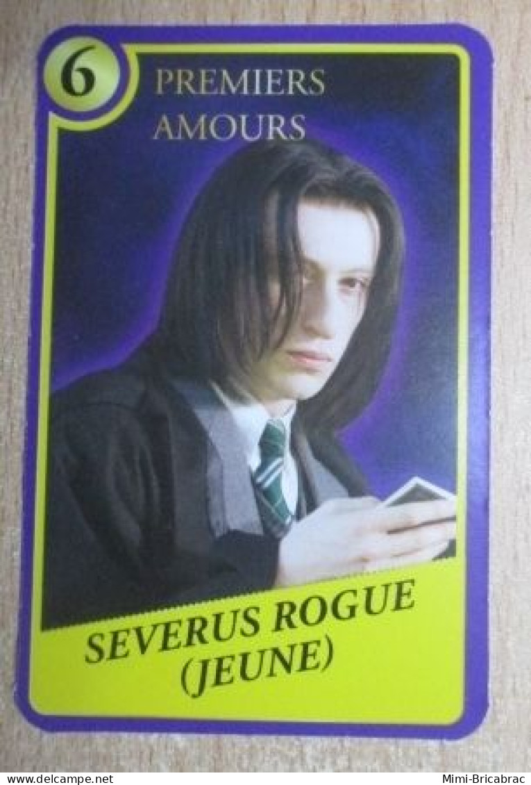 SUPER U MOMENTS MAGIQUES HARRY POTTER CARTE Neuve PREMIERS AMOURS N°6 SEVERUS ROGUE JEUNE - Autres & Non Classés