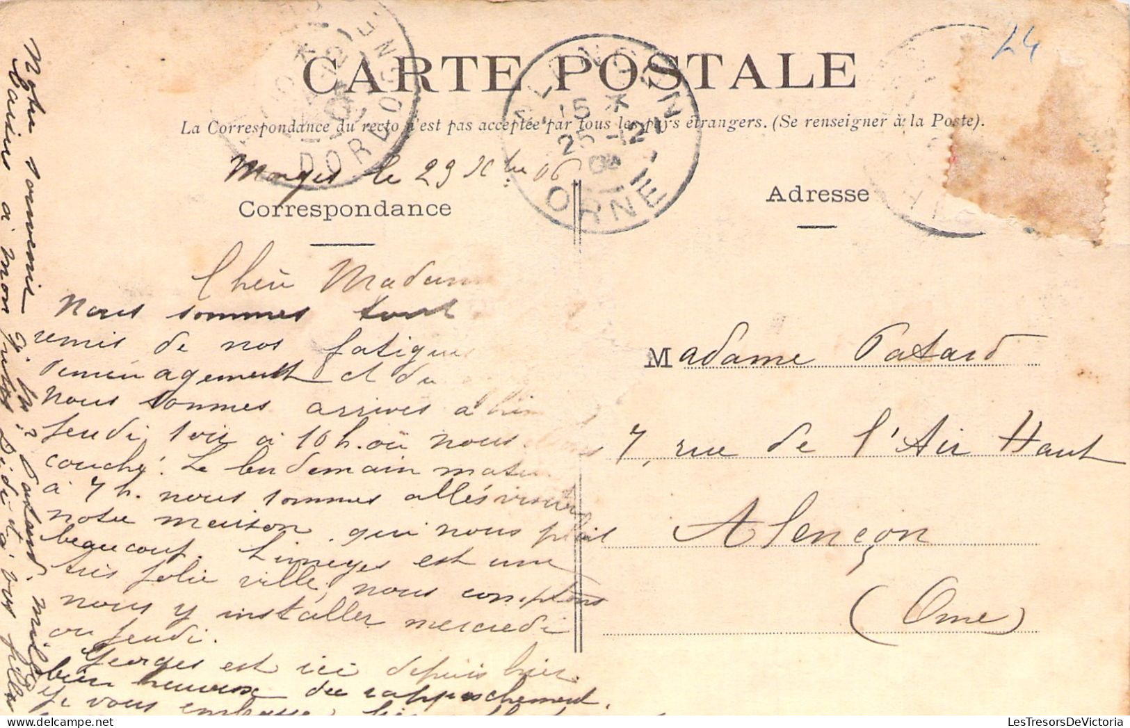 FRANCE - Thiviers - Ecole Communale Des Filles - Carte Postale Ancienne - Thiviers