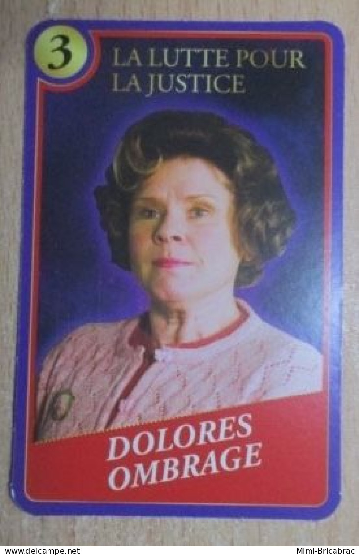 SUPER U MOMENTS MAGIQUES HARRY POTTER CARTE Neuve LA LUTTE POUR LA JUSTICE N°3 DOLORES OMBRAGE - Autres & Non Classés