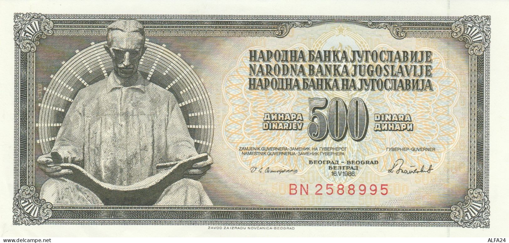 BANCONOTA JUGOSLAVIA 500 UNC (HC1727 - Yougoslavie