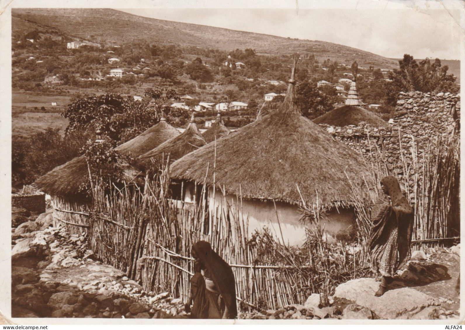 CARTOLINA VIAGGIATA HARAR ETIOPIA 1938 (HC1473 - Ethiopie