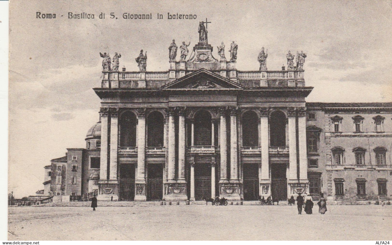 CARTOLINA VIAGGIATA VATICANO ROMA 1929 C.25  (HC630 - Brieven En Documenten