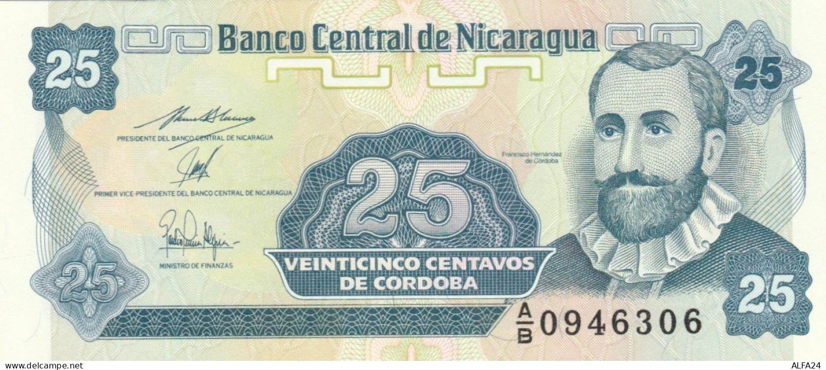 BANCONOTA NICARAGUA 25 CENTAVOS UNC (HC2071 - Nicaragua