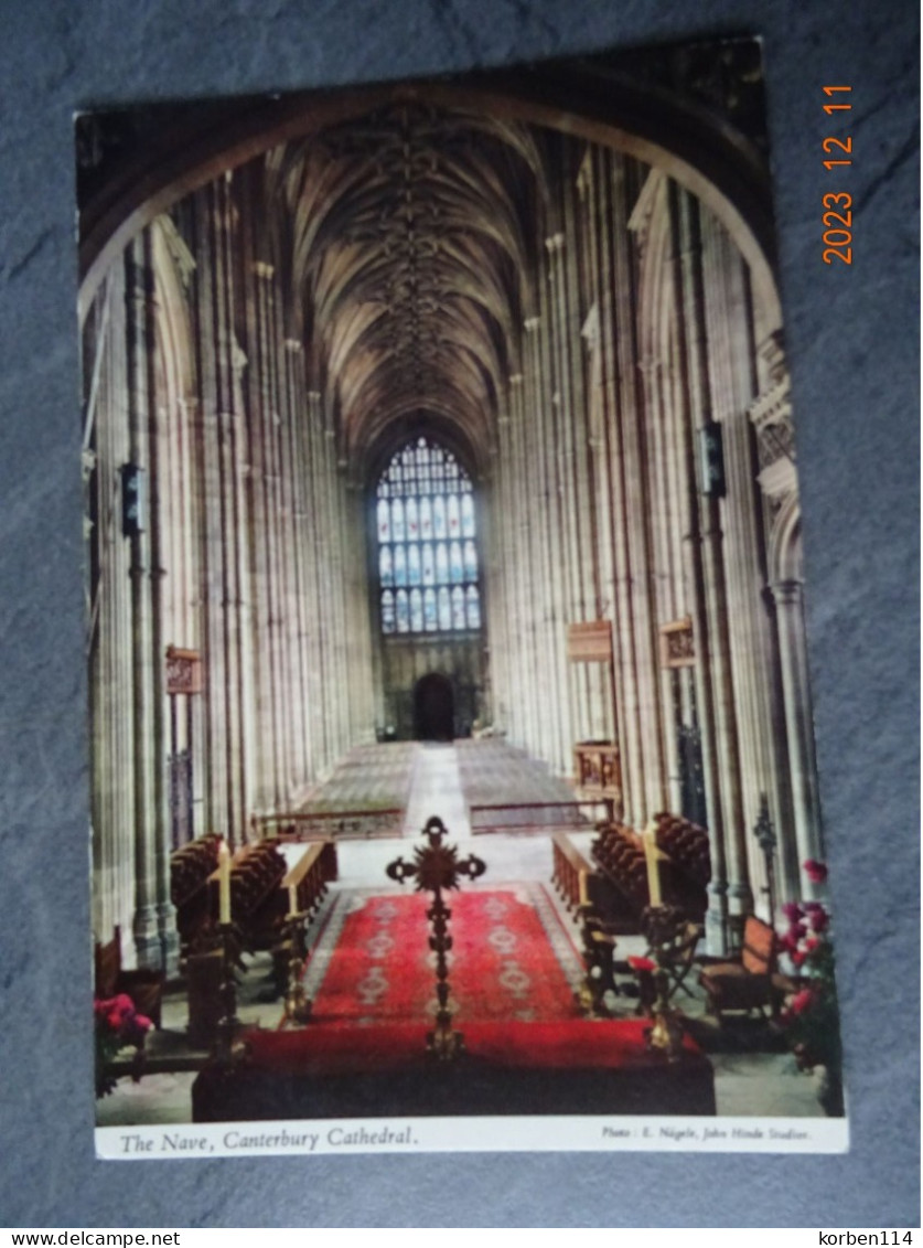 CANTERBURY CATHEDRAL   THE NAVE - Canterbury