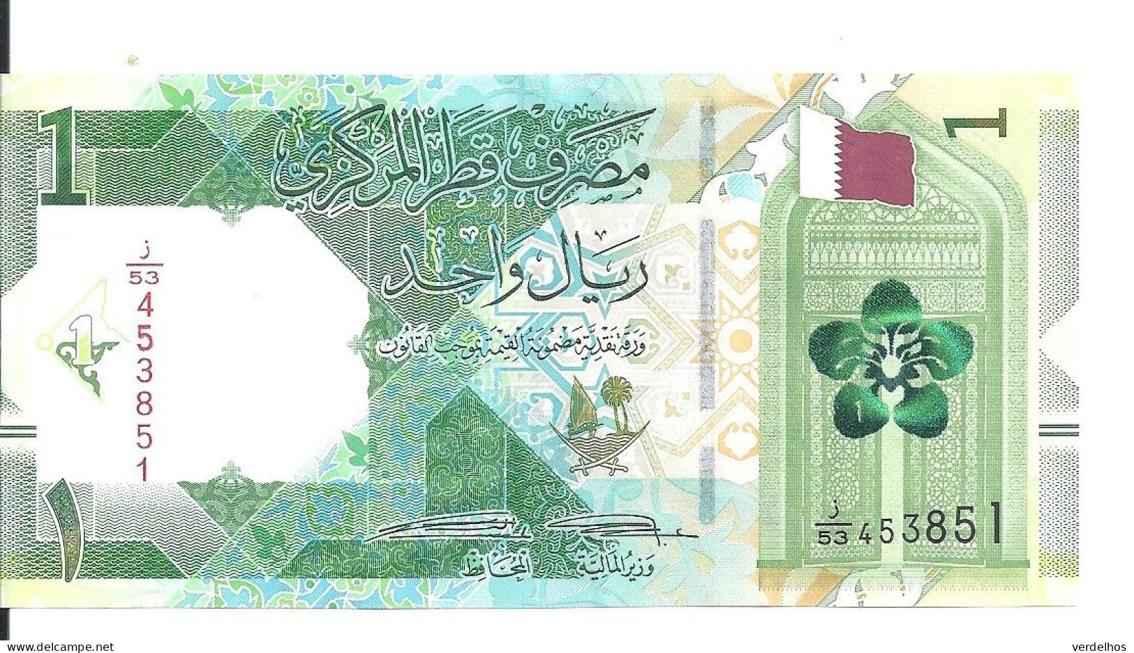 QATAR 1 RIYAL ND2020 UNC P 32 A - Qatar