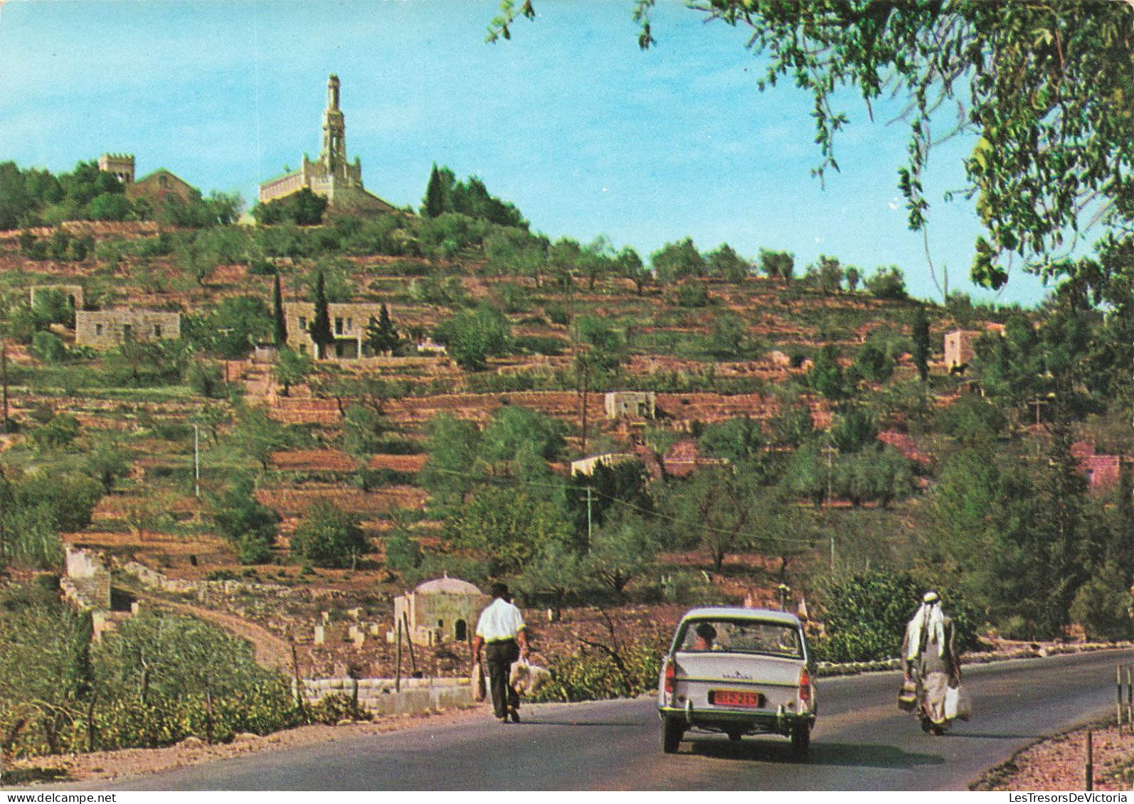 ISRAEL - Abu Gosh - Environs De Jérusalem - Vue Sur Notre Dame De L'Arche D'Alliance - Colorisé - Carte Postale - Israël