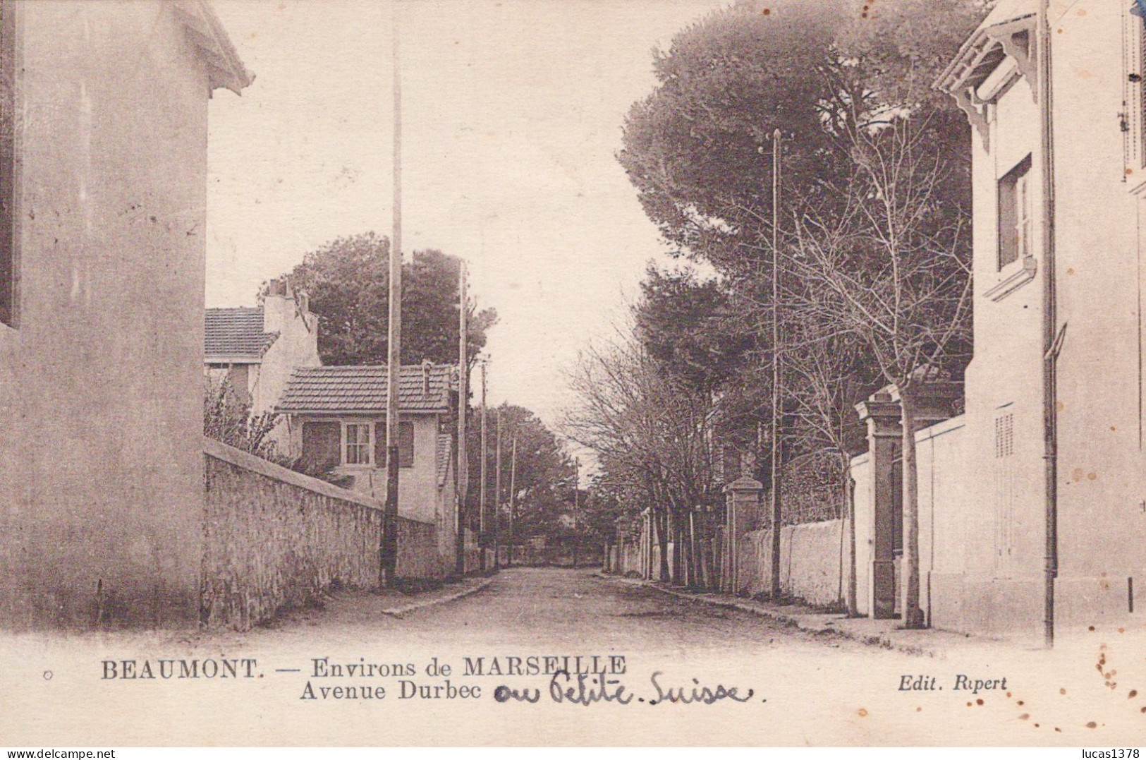 13 / MARSEILLE / BEAUMONT / AVENUE DURBEC - Saint Barnabé, Saint Julien, Montolivet