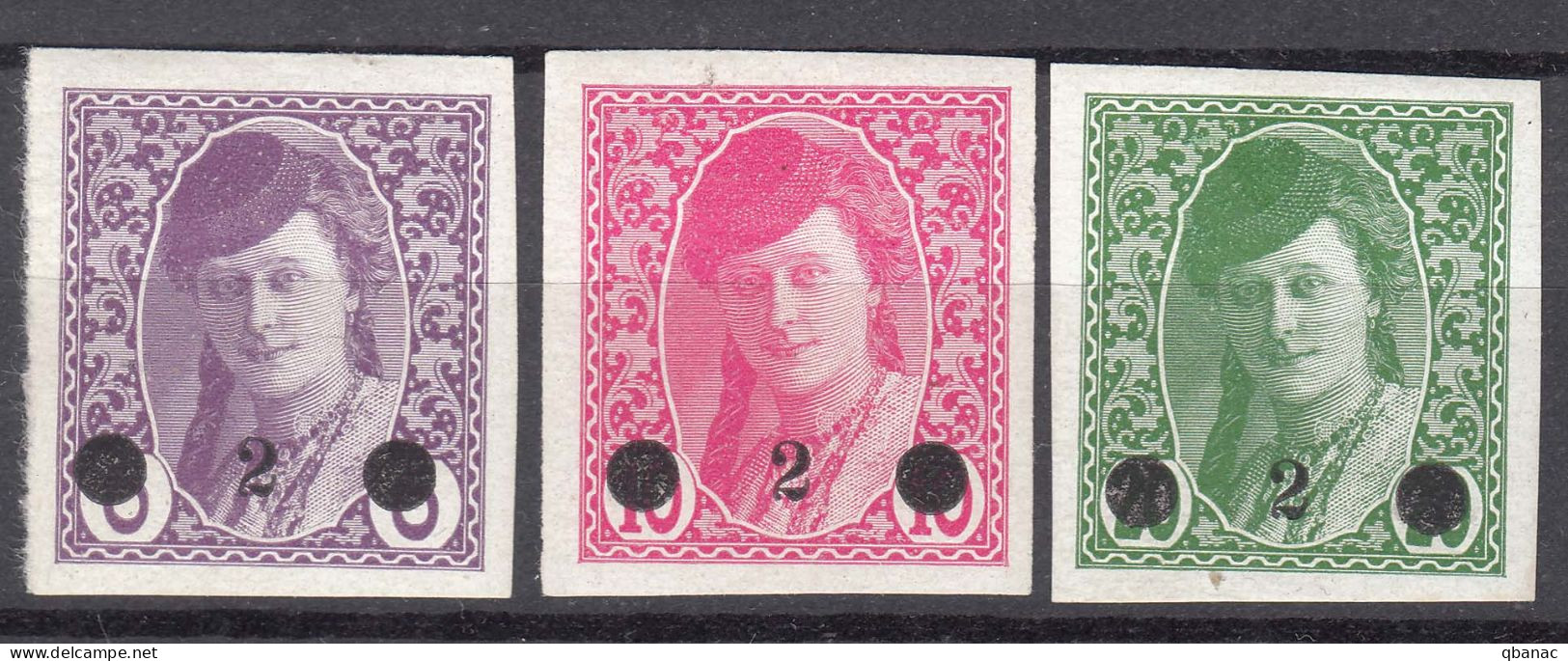 Yugoslavia Kingdom SHS, Issues For Bosnia 1919 Newspaper Stamps Mi#27-29 Mint Hinged - Ungebraucht