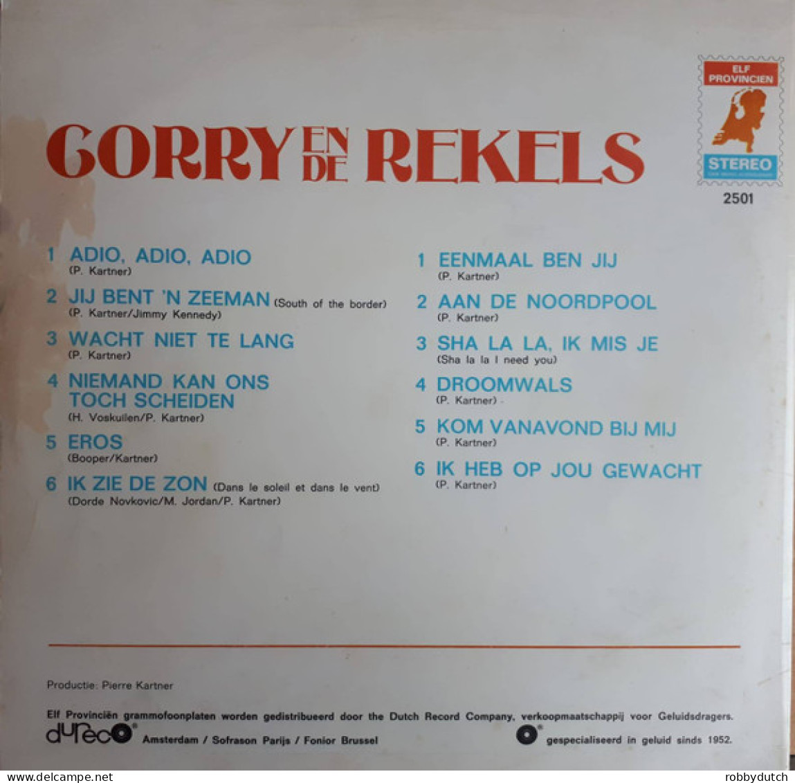 * LP *  CORRY EN DE REKELS 2  (Holland 1970) - Otros - Canción Neerlandesa