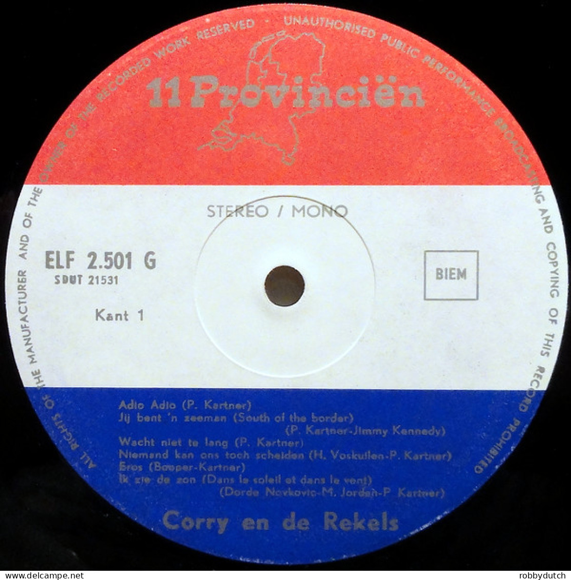 * LP *  CORRY EN DE REKELS 2  (Holland 1970) - Otros - Canción Neerlandesa