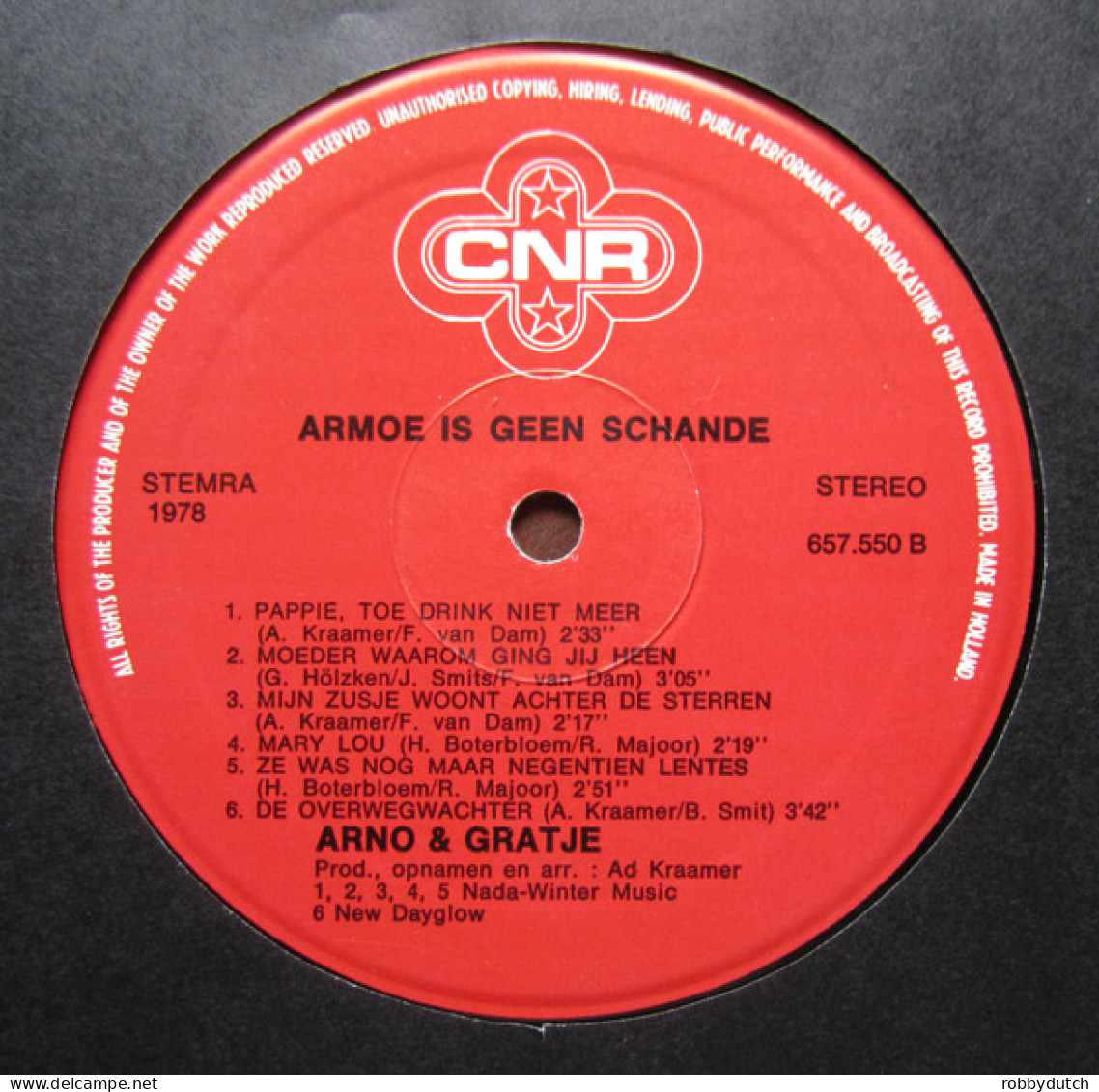 * LP *  ARNO & GRATJE - ARMOE IS GEEN SCHANDE (Holland 1978 EX-) - Autres - Musique Néerlandaise