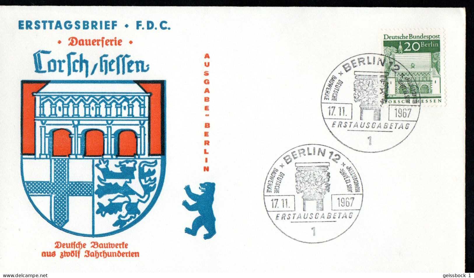 Berlin 1966: Mi.-Nr. 273:  FDC Bauwerke     (K002) - 1948-1970