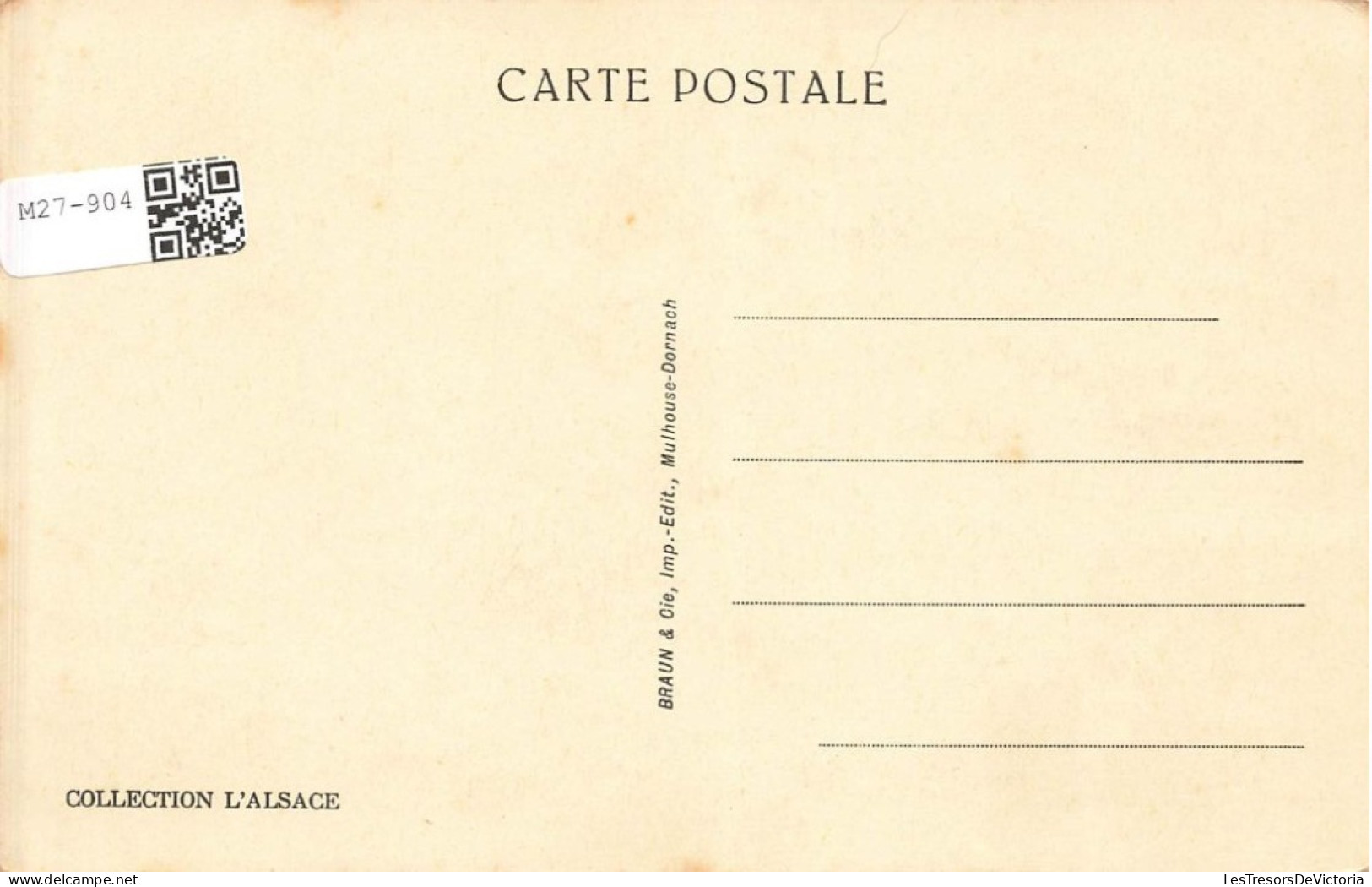 FRANCE - Orbey - Le Lac Noir (alt 950m) - Le Restaurant - Carte Postale Ancienne - Neuf Brisach