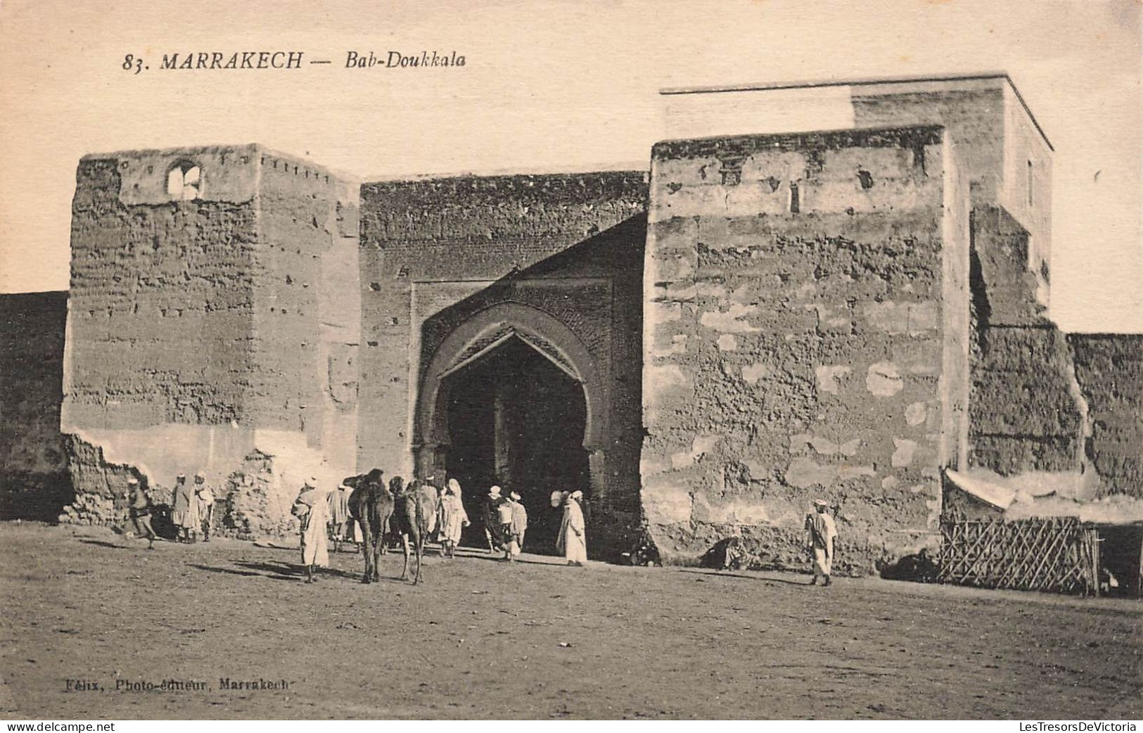 MAROC - Marrakech - Bab-Doukkala - Carte Postale Ancienne - Marrakesh