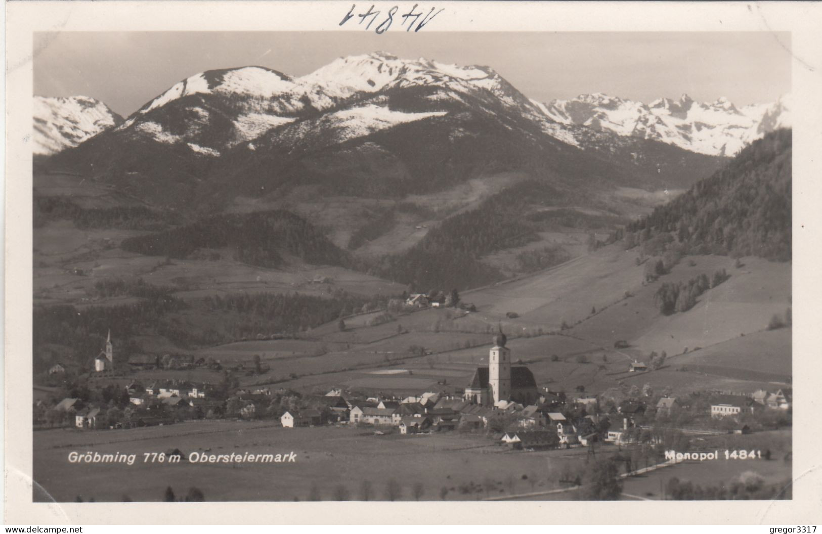 E86) GRÖBMING - 776m - Obersteiermark - Alte FOTO AK Kirche Etc. - Gröbming