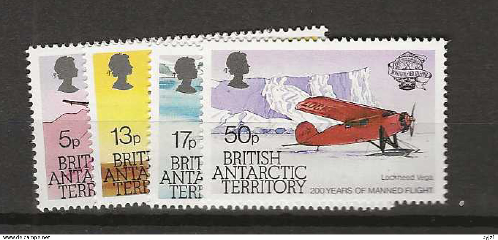 1983 MNH British Antactic Territory, Mi 104-07 Postfris** - Neufs