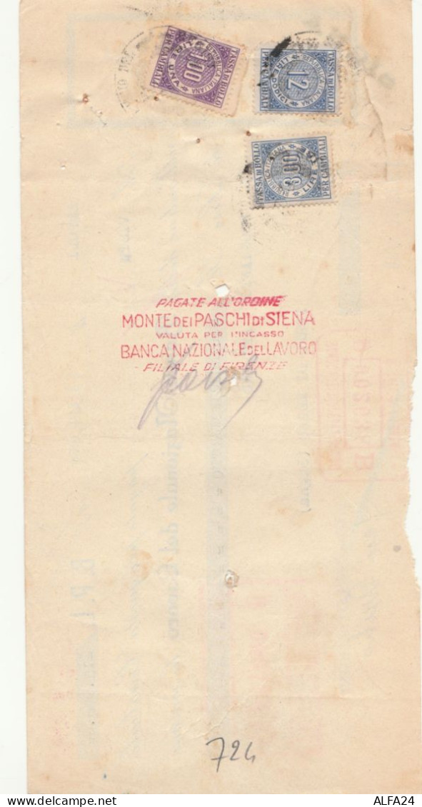 CAMBIALE CON MDB 1950 (HP724 - Steuermarken