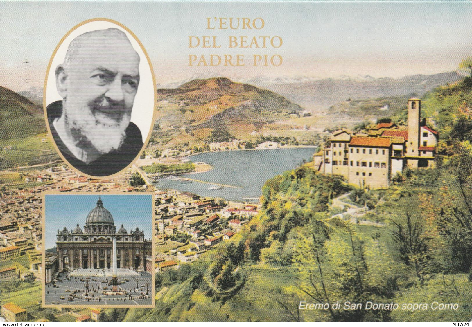 MEDAGLIA PADRE PIO FACSIMILE EURO 1999 (HP468 - Italia