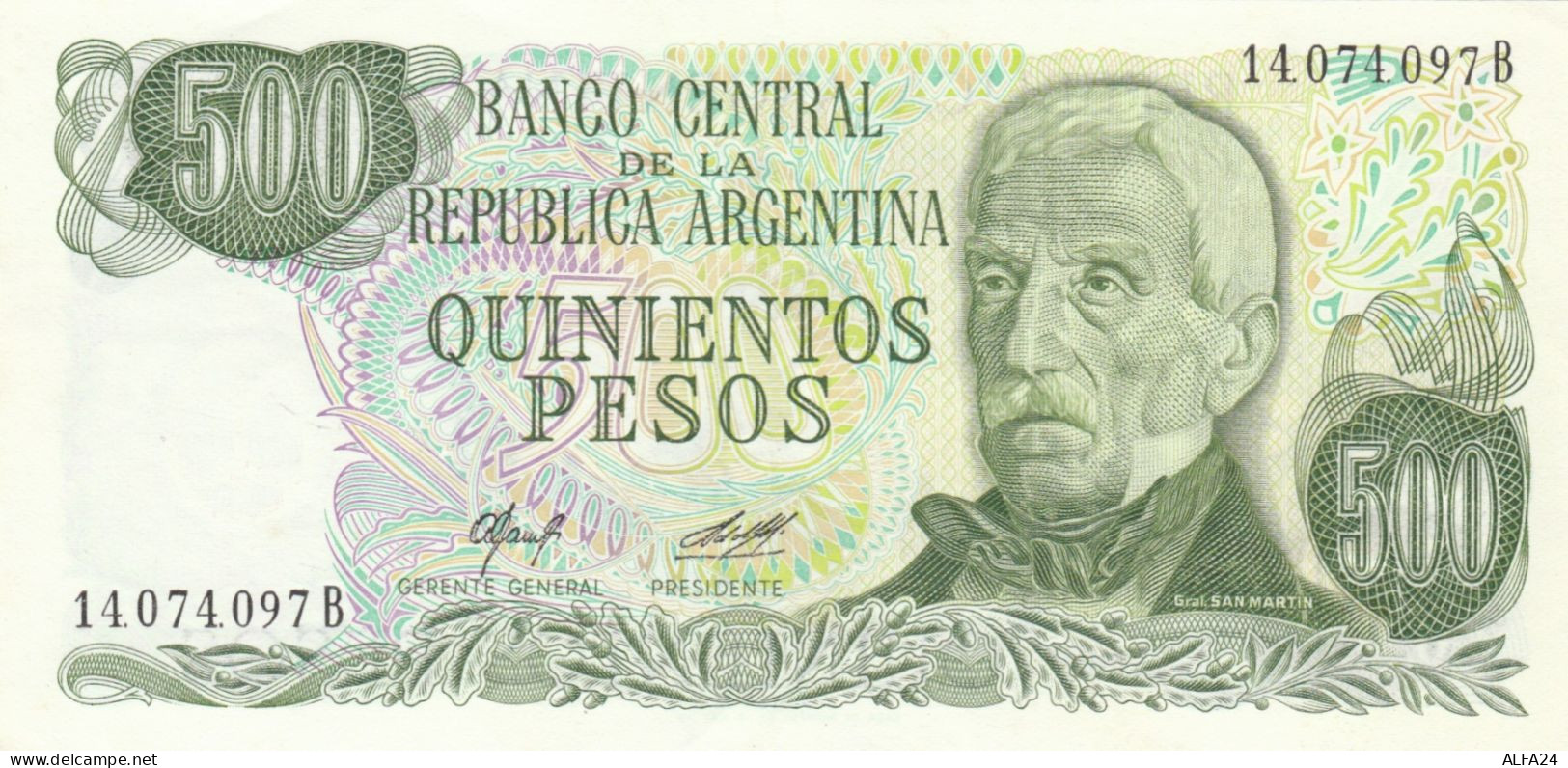 BANCONOTA ARGENTINA 500 UNC (HP401 - Argentine