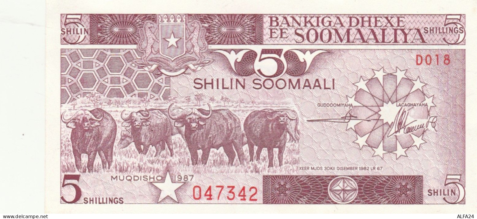 BANCONOTA SOMALIA 5 UNC (HP404 - Somalia