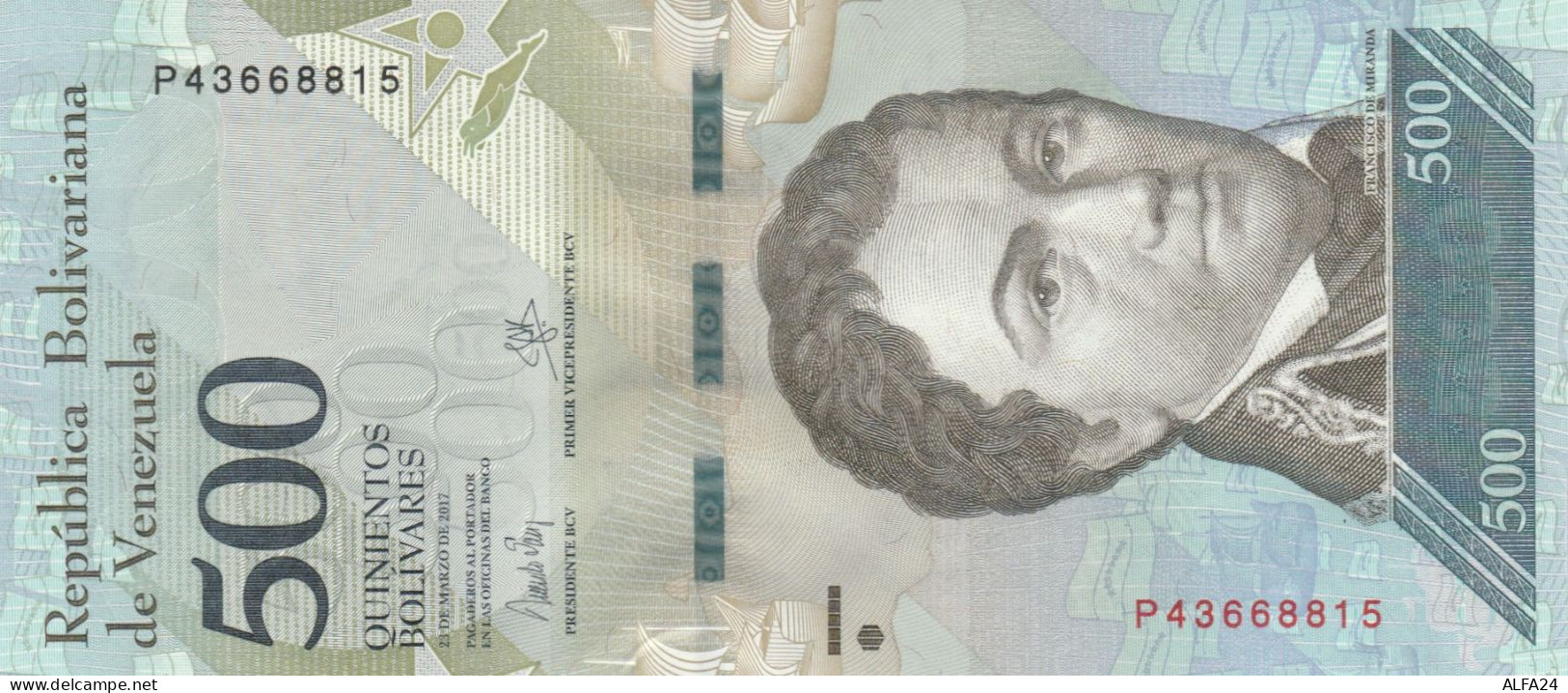 BANCONOTA VENEZUELA 500 UNC (HP149 - Venezuela