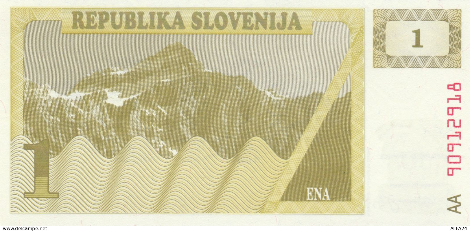 BANCONOTA SLOVENIA 1 UNC (HP100 - Slowenien