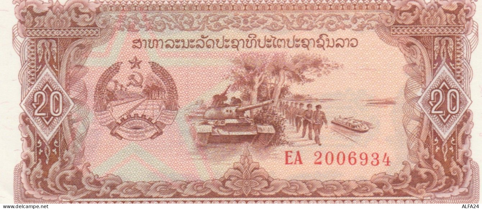 BANCONOTA LAOS 20 UNC (HP51 - Laos