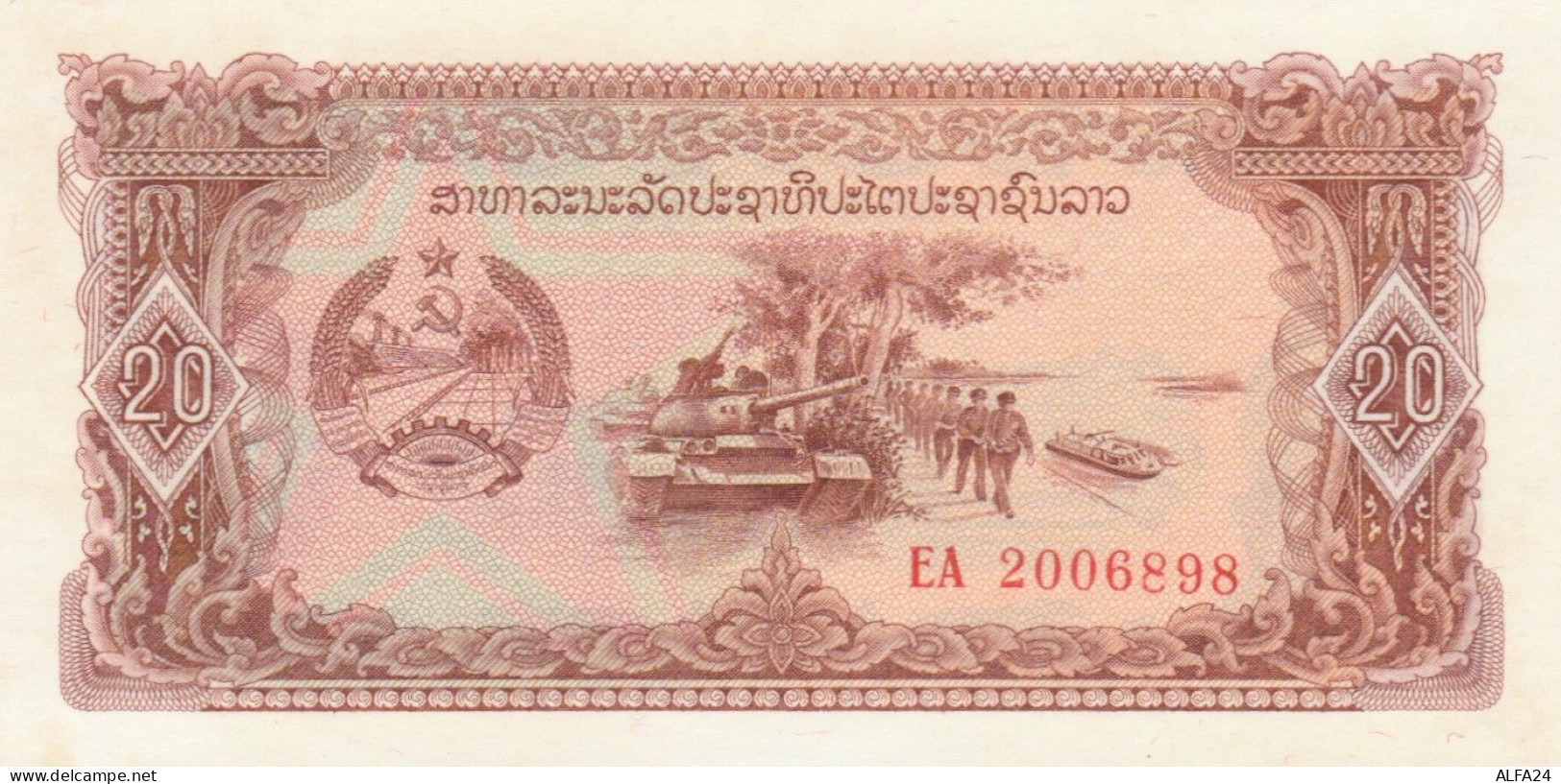 BANCONOTA LAOS 20 UNC (HP52 - Laos