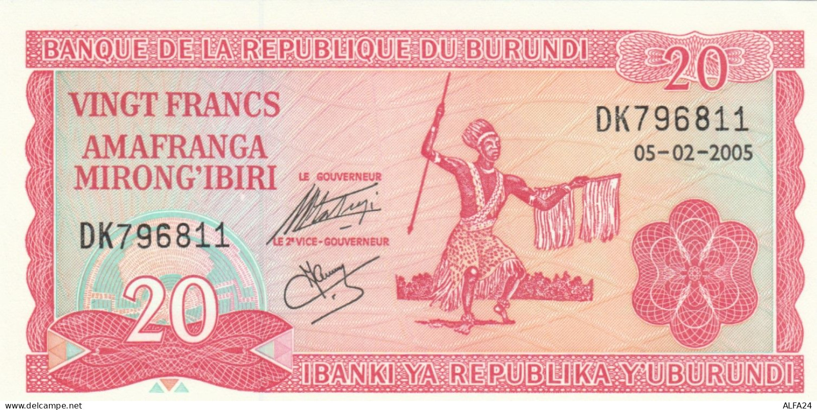 BANCONOTA BURUNDI 20 UNC (HP45 - Burundi