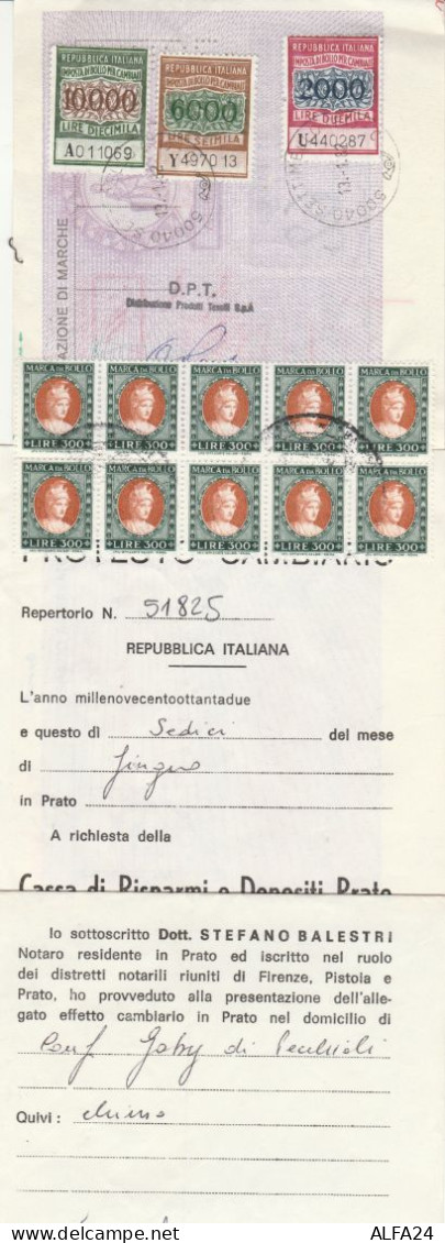 CAMBIALE CON MDB 1982 (HP886 - Fiscaux