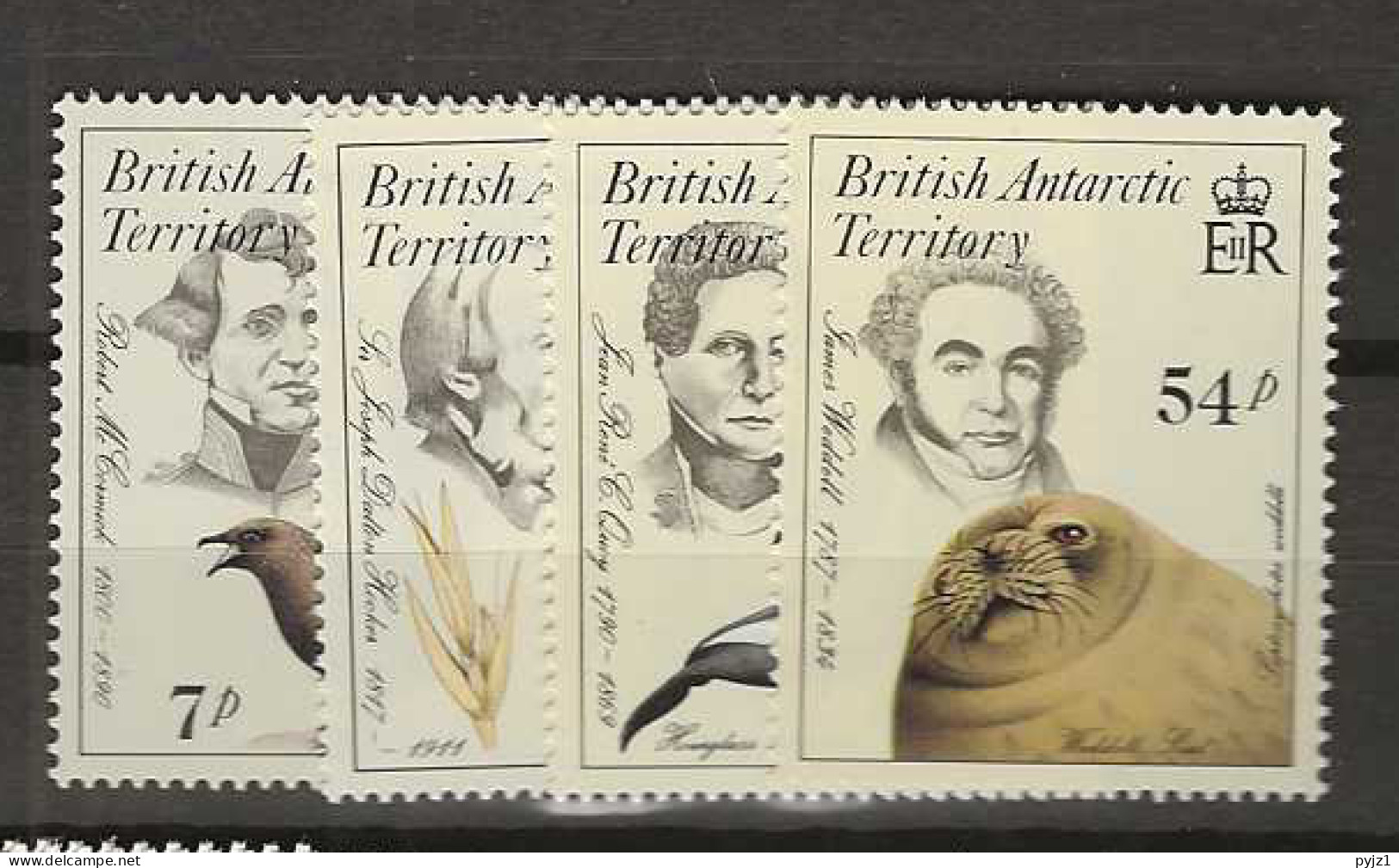 1985 MNH British Antactic Territory, Mi 128-31 Postfris** - Ongebruikt