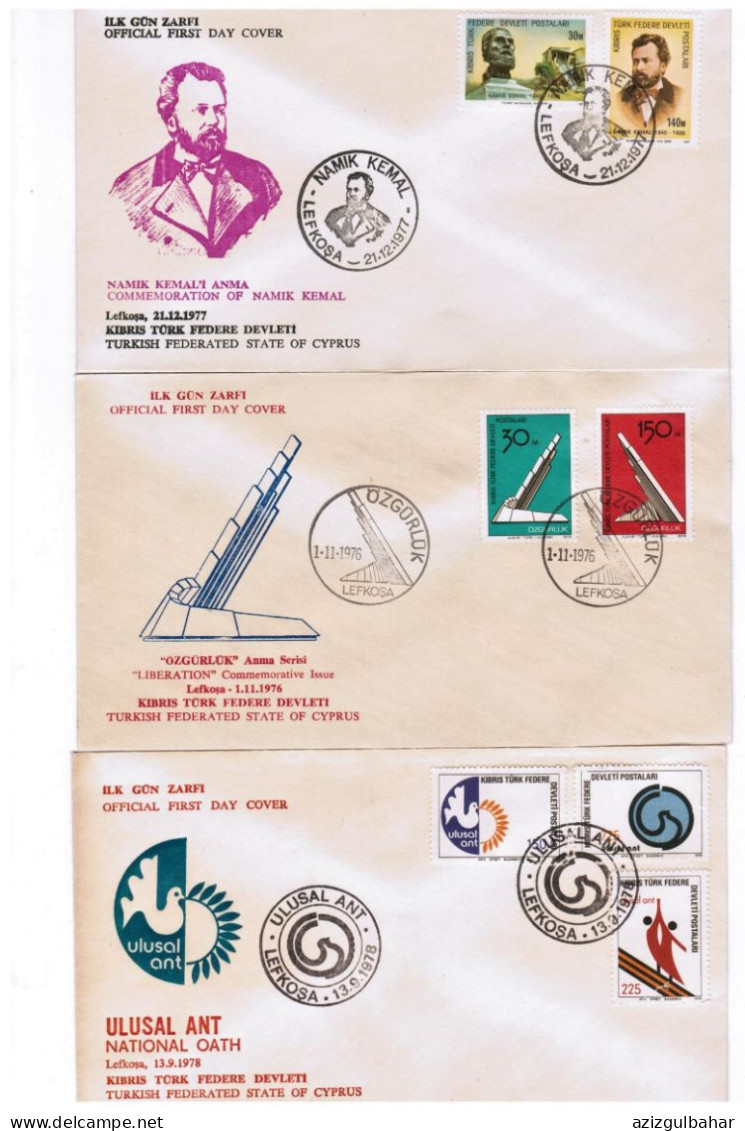 TURKISH CYPRUS VARIOUS FDC - SALE - Covers & Documents