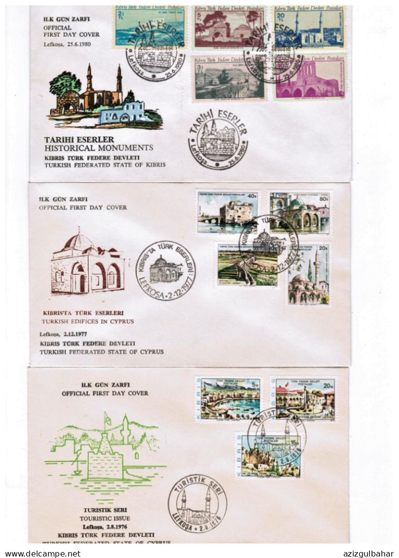 TURKISH CYPRUS VARIOUS FDC 05 - SALE - Lettres & Documents