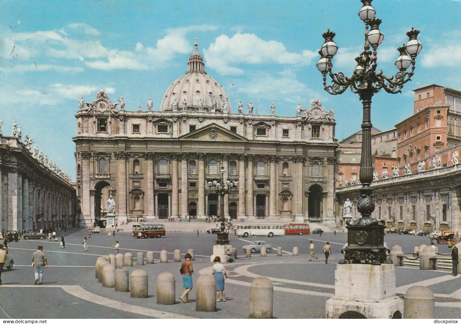 U4573 Roma - Basilica Di San Pietro - La Pietà Di Michelangelo - Storia Postale 55 Lire San Domenico Di Guzman - Cartas & Documentos